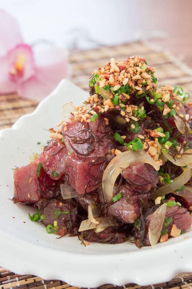 poke bowl recept kip, poke bowl recept tonijn, poke bowl recept zalm